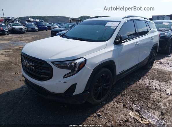 3GKALTEV6ML396224 2021 GMC TERRAIN White Vista tres cuartos delantera izquierda