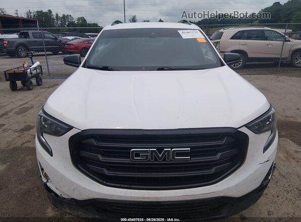 3GKALTEV6ML396224 2021 GMC TERRAIN White Vista del cuadro de instrumentos