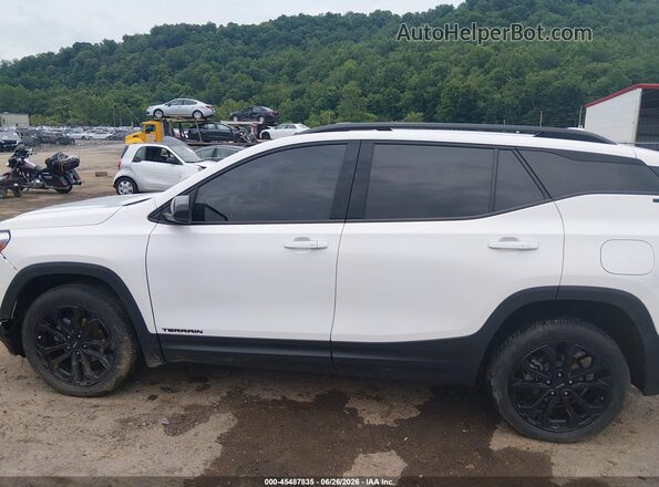 3GKALTEV6ML396224 2021 GMC TERRAIN White Vista interior de 360 grados