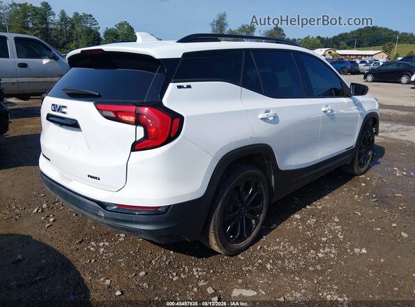 3GKALTEV6ML396224 2021 GMC TERRAIN White Trasero derecho