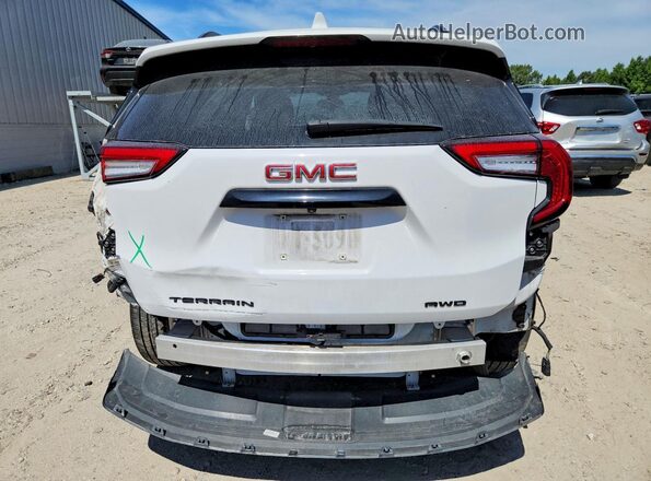 3GKALTEV6NL206018 2022 GMC TERRAIN White Հետևի տեսք