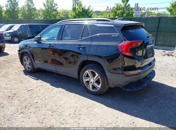 3GKALTEV7JL330079 2018 GMC TERRAIN Black Հետևի ձախ