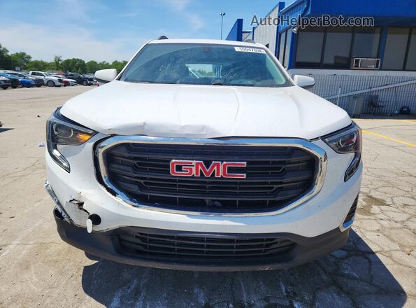 3GKALTEV7JL335976 2018 GMC TERRAIN White Front view