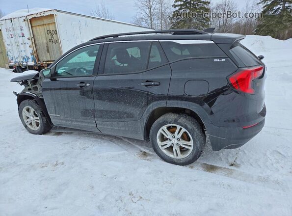 3GKALTEV7JL338702 2018 GMC TERRAIN Black Trasero izquierdo
