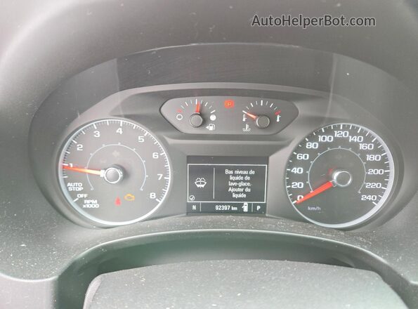3GKALTEV7JL338702 2018 GMC TERRAIN Black Vista del cuadro de instrumentos