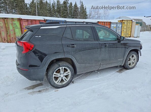 3GKALTEV7JL338702 2018 GMC TERRAIN Black Trasero derecho