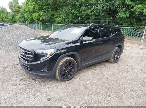 3GKALTEV7LL160051 2020 GMC TERRAIN Черный Передняя левая четверть