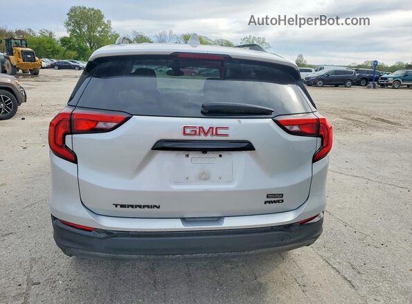 3GKALTEV7ML308832 2021 GMC TERRAIN Silver Widok z tyłu