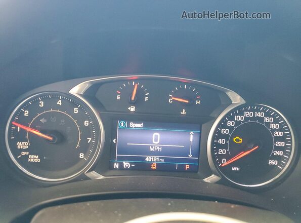 3GKALTEV7NL173529 2022 GMC TERRAIN White Widok zestawu wskaźników