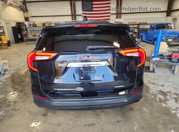 3GKALTEV7NL232644 2022 GMC TERRAIN Черный Вид сзади