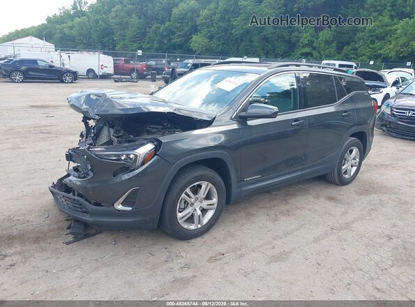 3GKALTEV8JL161531 2018 GMC TERRAIN Gray Front left
