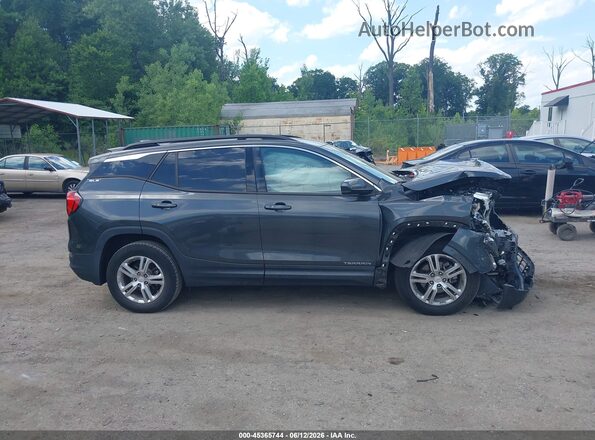 3GKALTEV8JL161531 2018 GMC TERRAIN Gray Rear interior view