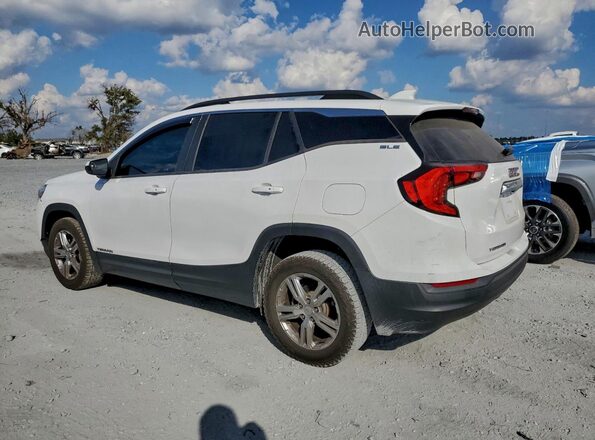3GKALTEV8JL342936 2018 GMC TERRAIN Белый Задняя левая четверть
