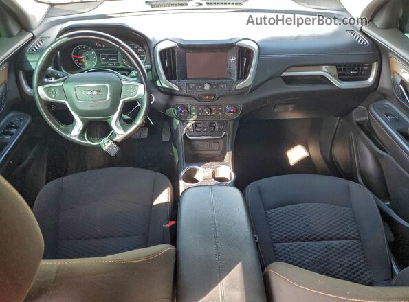 3GKALTEV8JL342936 2018 GMC TERRAIN Белый Вид панели приборов