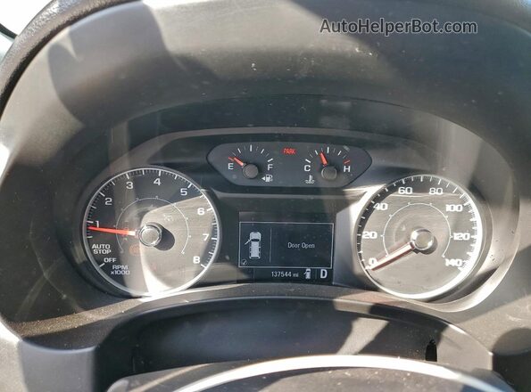 3GKALTEV8JL342936 2018 GMC TERRAIN Белый Вид щитка приборов