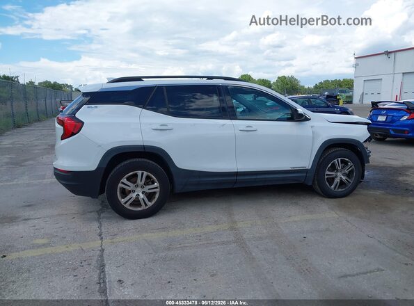 3GKALTEV8JL356643 2018 GMC TERRAIN White Vista interior trasera