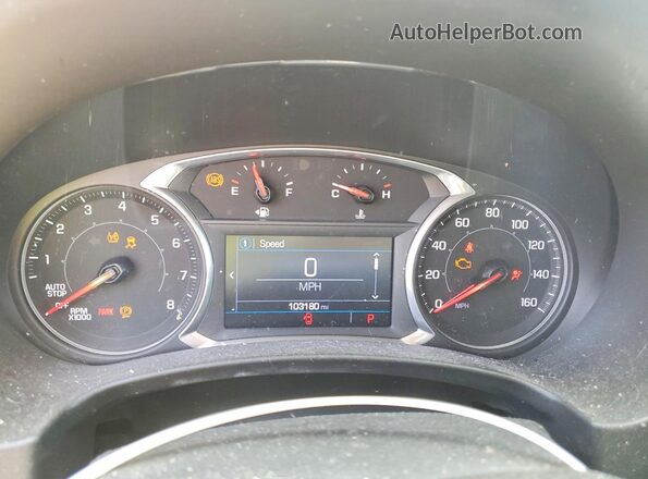 3GKALTEV8KL325720 2019 GMC TERRAIN Brown Widok zestawu wskaźników
