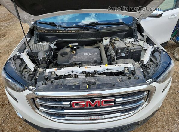 3GKALTEV8LL133540 2020 GMC TERRAIN White Engine compartment view