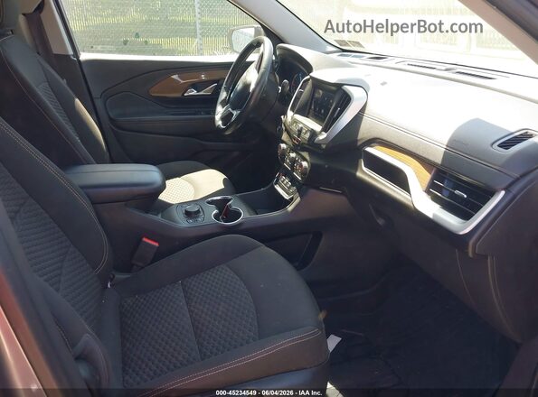 3GKALTEV8LL214733 2020 GMC TERRAIN Gray Widok wnętrza z przodu