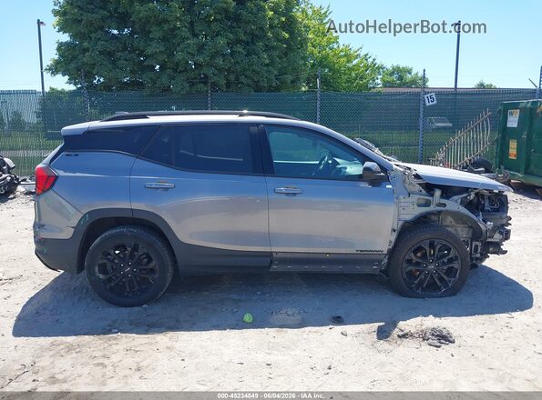 3GKALTEV8LL214733 2020 GMC TERRAIN Gray Widok zestawu wskaźników