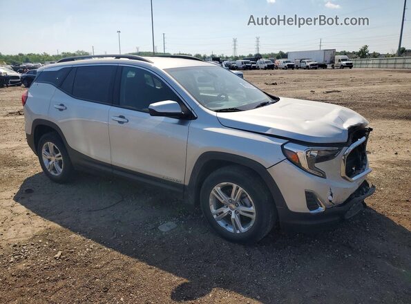 3GKALTEV8LL225473 2020 GMC TERRAIN Silver Front right