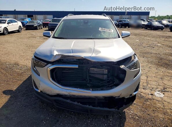 3GKALTEV8LL225473 2020 GMC TERRAIN Silver Front view
