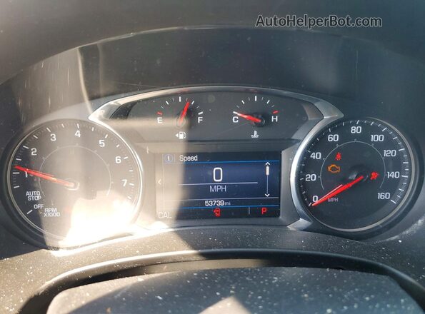 3GKALTEV8LL225473 2020 GMC TERRAIN Silver Instrument cluster view