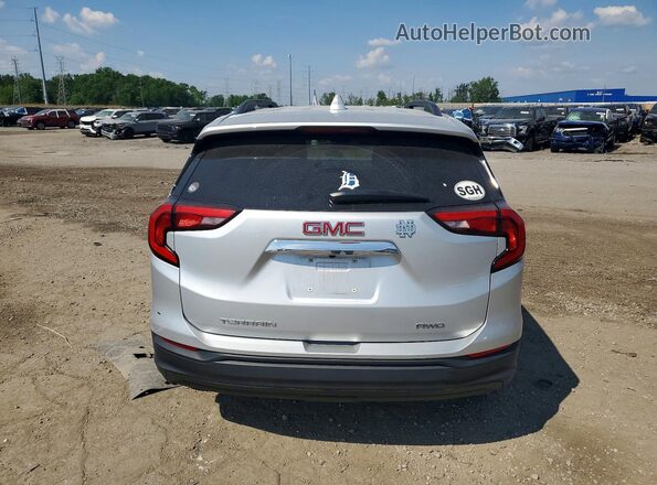3GKALTEV8LL225473 2020 GMC TERRAIN Silver Rear view