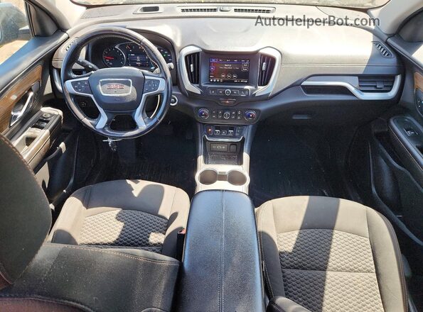 3GKALTEV8LL310071 2020 GMC TERRAIN Black წინა პანელის ხედი