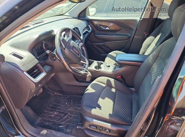 3GKALTEV8LL310071 2020 GMC TERRAIN Black წინა სალონის ხედი