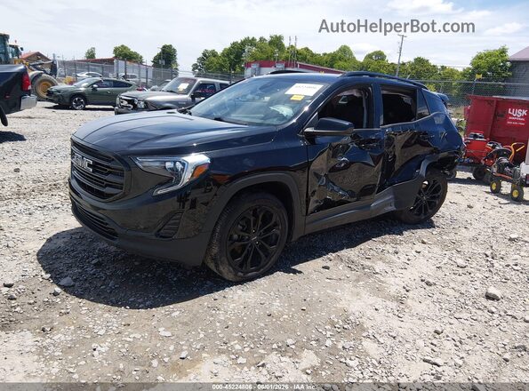 3GKALTEV8ML383619 2021 GMC TERRAIN Black Front left