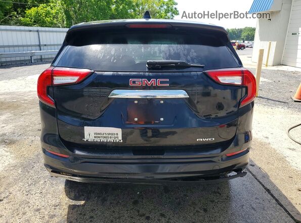 3GKALTEV8NL180148 2022 GMC TERRAIN Black Հետևի տեսք