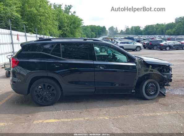 3GKALTEV9KL304035 2019 GMC TERRAIN Черный Панорамный вид салона 360°