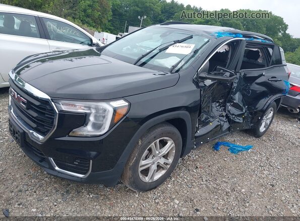 3GKALTEV9NL263443 2022 GMC TERRAIN Black Vista tres cuartos delantera izquierda