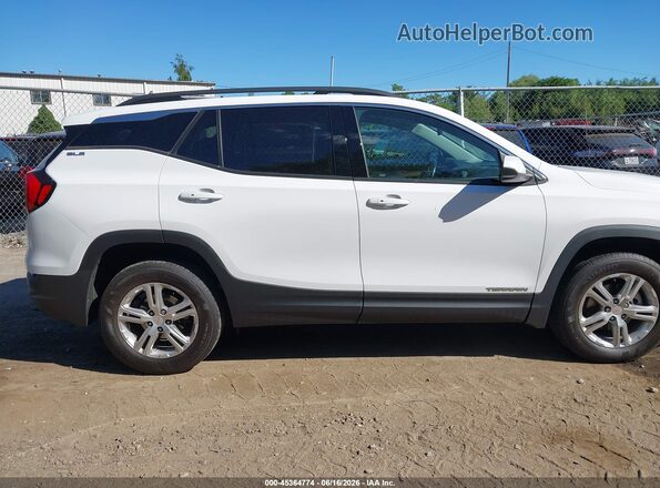 3GKALTEVXJL232826 2018 GMC TERRAIN White უკანა სალონის ხედი