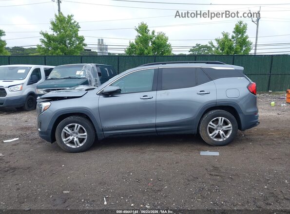 3GKALTEVXKL257369 2019 GMC TERRAIN Gray Widok wnętrza 360 stopni
