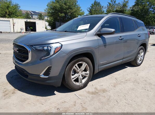 3GKALTEVXKL330272 2019 GMC TERRAIN Gray Przód lewy