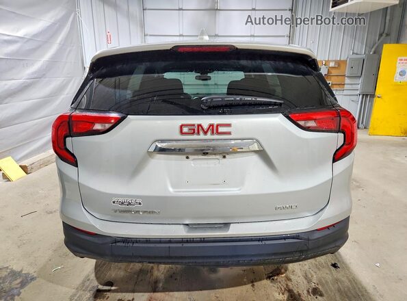 3GKALTEVXLL300867 2020 GMC TERRAIN Silver Հետևի տեսք