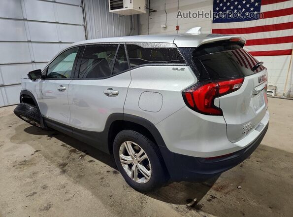 3GKALTEVXLL300867 2020 GMC TERRAIN Silver Հետևի ձախ