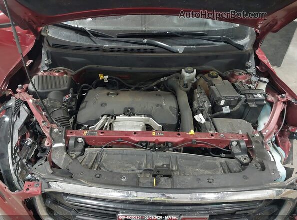 3GKALTEX2JL181758 2018 GMC TERRAIN Red Rear view