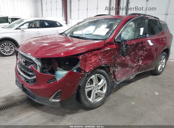 3GKALTEX2JL181758 2018 GMC TERRAIN Red Front left