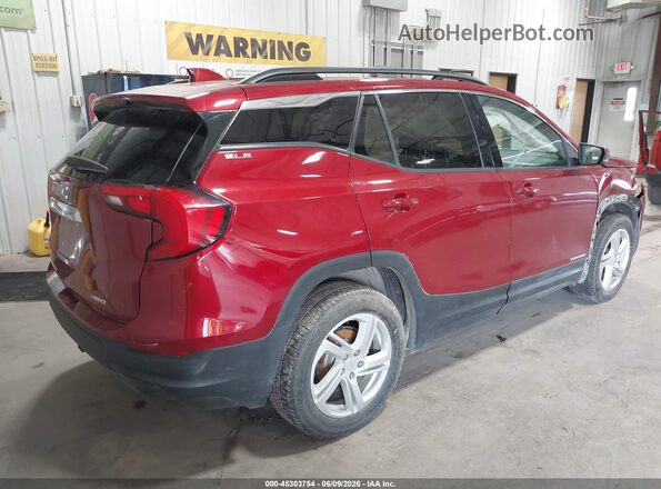3GKALTEX2JL181758 2018 GMC TERRAIN Red Rear right