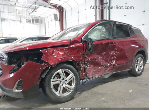 3GKALTEX2JL181758 2018 GMC TERRAIN Red Front view