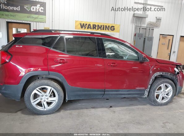 3GKALTEX2JL181758 2018 GMC TERRAIN Red Rear interior view