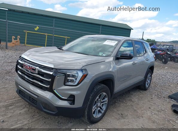 3GKALUEG0TL137640 2026 GMC TERRAIN Gray Առջևի ձախ երեք քառորդ տեսարան