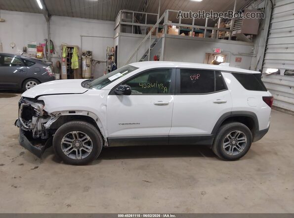 3GKALUEG1SL219942 2025 GMC TERRAIN White სალონის 360-გრადუსიანი ხედი