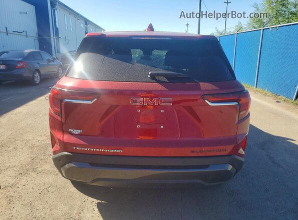 3GKALUEGXSL186908 2025 GMC TERRAIN Red Widok z tyłu