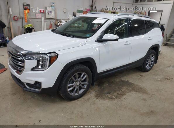 3GKALVEG0PL209352 2023 GMC TERRAIN White Առջևի ձախ երեք քառորդ տեսարան