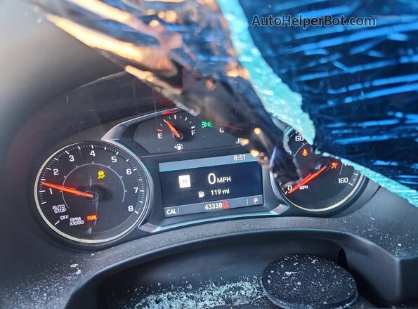 3GKALVEG2RL123219 2024 GMC TERRAIN Red Vista del cuadro de instrumentos
