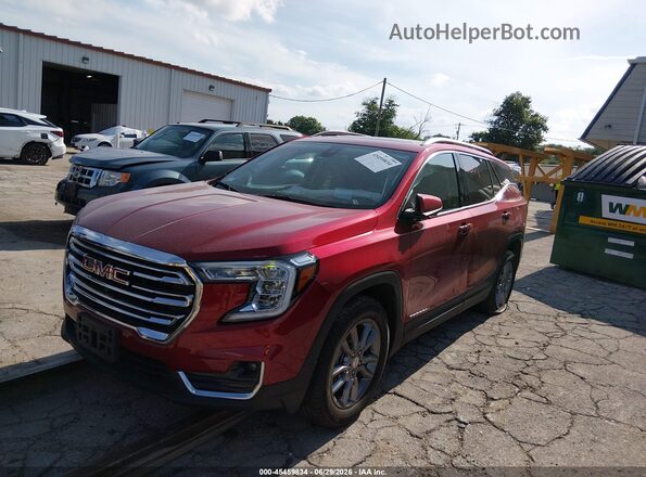 3GKALVEG6PL207346 2023 GMC TERRAIN Red Vista tres cuartos delantera izquierda